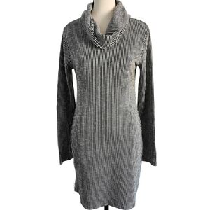 Caution to the Wind Long Sleeve Cowl Neck Sweater Dress - Sz S Open To Offers